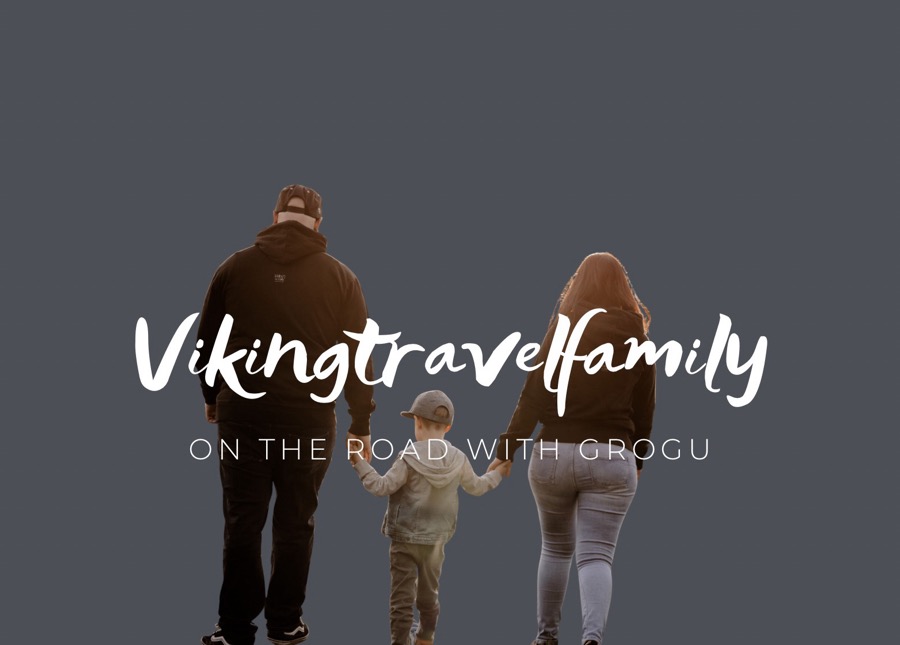 mrandmrsviking.de – Startseite mit Vikingtravelfamily-Schriftzug